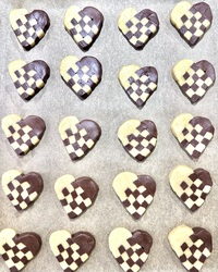 Sjokolade og vanilje er den klassiske sjakkrute-varianten