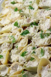 Ferdig fylt og klar for steking