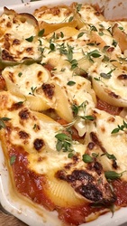 Gylden og boblende ost