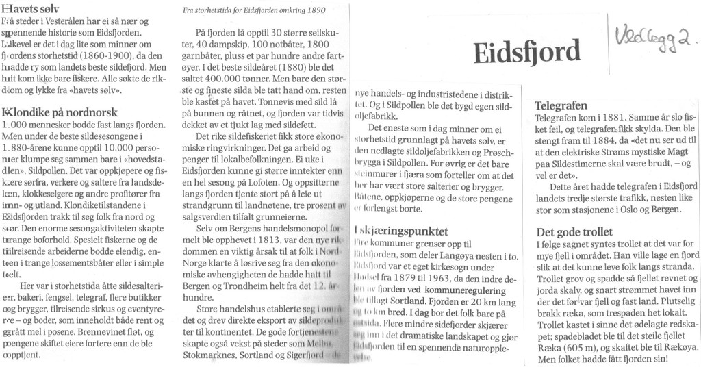Avisutklipp. Avisutklipp.